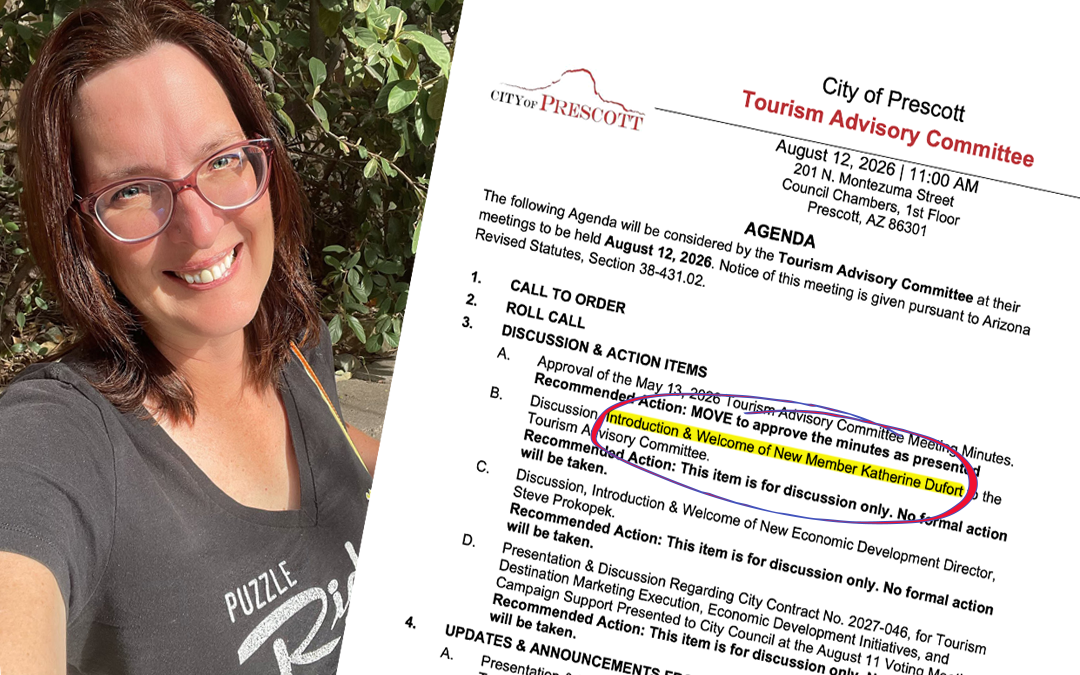 Katie Dufort Appointed to Prescott’s Tourism Advisory Committee